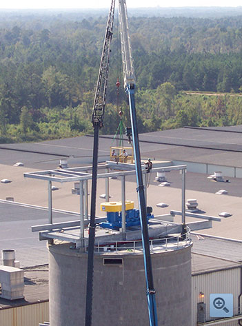 Very high motor installation