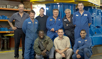 Group shot of the team